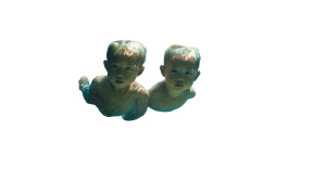 Conjoined Twins Swim Vinyl Car Decal Sticker – Waterproof & UV-Resistant 2.72"