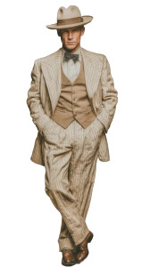 Stylish 1920S Gentleman Vinyl Car Decal Sticker – Waterproof & UV-Resistant 9.706666666666667"