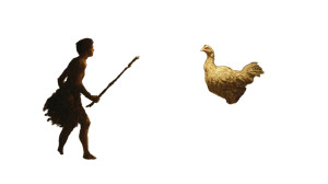 Prehistoric Encounter V3 Vinyl Car Decal Sticker – Waterproof & UV-Resistant 2.72"