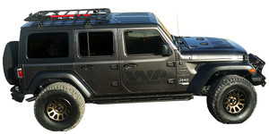 Upgrade your Jeep Wrangler JL with Warrior Roof Basket | Spacious, Durable, Easy to Install Upgrade your Jeep Wrangler JL with Warrior Roof Basket | Spacious, Durable, Easy to Install