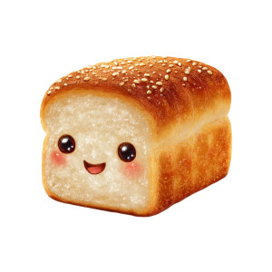 Smiling Bread Vinyl Car Decal Sticker – Waterproof & UV-Resistant 3.4133333333333336" Smiling Bread Vinyl Car Decal Sticker – Waterproof & UV-Resistant 3.4133333333333336"