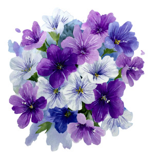 Watercolor Flowers V2 Vinyl Car Decal Sticker – Waterproof & UV-Resistant 3.4133333333333336" Watercolor Flowers V2 Vinyl Car Decal Sticker – Waterproof & UV-Resistant 3.4133333333333336"