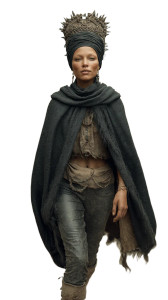 Warrior Woman V26 Vinyl Car Decal Sticker – Waterproof & UV-Resistant 9.706666666666667"