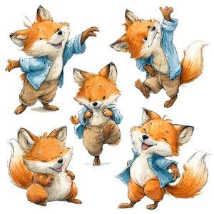 Watercolour Fox Vinyl Car Decal Sticker – Waterproof & UV-Resistant 6.826666666666667"