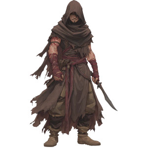 Dark Mystic Warrior Vinyl Car Decal Sticker – Waterproof & UV-Resistant 6.826666666666667"