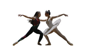 Dynamic Dancer Duo Vinyl Car Decal Sticker – Waterproof & UV-Resistant 5.546666666666667"