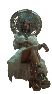 Cyborg Cleopatra Vinyl Car Decal Sticker – Waterproof & UV-Resistant 9.706666666666667"