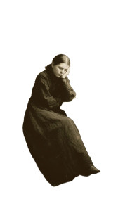 Depressed European Woman Vinyl Car Decal Sticker – Waterproof & UV-Resistant 4.8533333333333335"