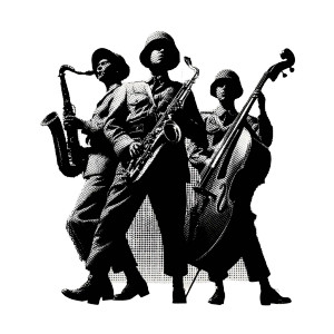 Vintage Soldier Musicians Vinyl Car Decal Sticker – Waterproof & UV-Resistant 3.4133333333333336" Vintage Soldier Musicians Vinyl Car Decal Sticker – Waterproof & UV-Resistant 3.4133333333333336"