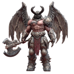Doom Eternal Demon Vinyl Car Decal Sticker – Waterproof & UV-Resistant 3.4133333333333336"
