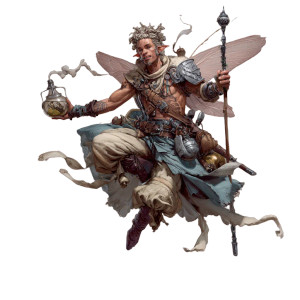 D&D Fairy Vinyl Car Decal Sticker – Waterproof & UV-Resistant 3.4133333333333336"