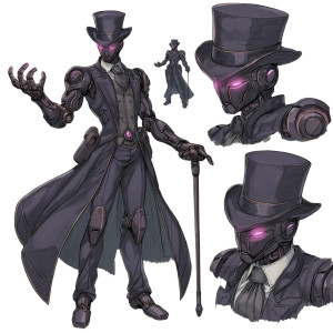 Warforged Character V2 Vinyl Car Decal Sticker – Waterproof & UV-Resistant 6.826666666666667"