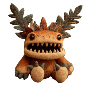 Plushie Monster Vinyl Car Decal Sticker – Waterproof & UV-Resistant 3.4133333333333336"