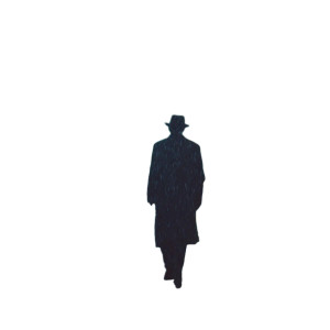 Gentleman In Rain Vinyl Car Decal Sticker – Waterproof & UV-Resistant 6.826666666666667"