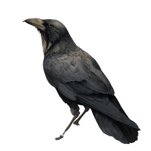 Crow V2 Vinyl Car Decal Sticker – Waterproof & UV-Resistant 6.826666666666667"