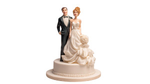 Wedding Cake Topper Vinyl Car Decal Sticker – Waterproof & UV-Resistant 5.4