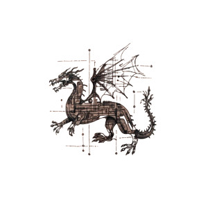 Welsh Dragon Tattoo Vinyl Car Decal Sticker – Waterproof & UV-Resistant 3.4133333333333336" Welsh Dragon Tattoo Vinyl Car Decal Sticker – Waterproof & UV-Resistant 3.4133333333333336"