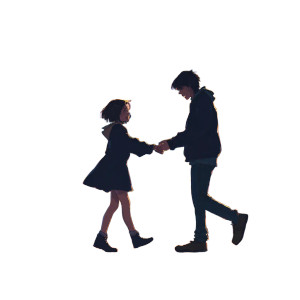 Dancing Couple Night V3 Vinyl Car Decal Sticker – Waterproof & UV-Resistant 6.826666666666667"