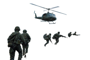 Military Training Jungle Vinyl Car Decal Sticker – Waterproof & UV-Resistant 2.986666666666667"