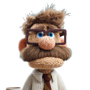 Yarn Salesman Vinyl Car Decal Sticker – Waterproof & UV-Resistant 3.4133333333333336"