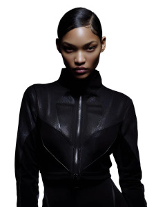 Futuristic Female Avatar V2 Vinyl Car Decal Sticker – Waterproof & UV-Resistant 8.213333333333333"