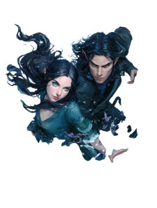 Fantasy Warrior Couple V2 Vinyl Car Decal Sticker – Waterproof & UV-Resistant 8.213333333333333"