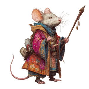 Mousefolk Cleric V2 Vinyl Car Decal Sticker – Waterproof & UV-Resistant 3.4133333333333336"