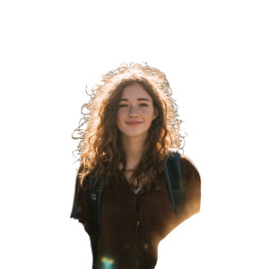 Smiling College Student V3 Vinyl Car Decal Sticker – Waterproof & UV-Resistant 3.4133333333333336"