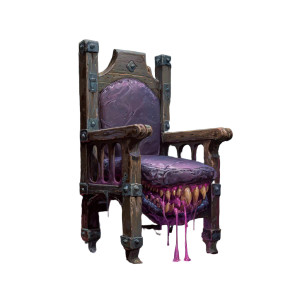 Chair Mimic Artwork Vinyl Car Decal Sticker – Waterproof & UV-Resistant 3.4133333333333336"