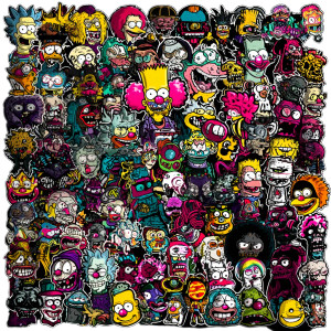 Colorful Cartoon Stickers V2 Vinyl Car Decal Sticker – Waterproof & UV-Resistant 3.4133333333333336" Colorful Cartoon Stickers V2 Vinyl Car Decal Sticker – Waterproof & UV-Resistant 3.4133333333333336"