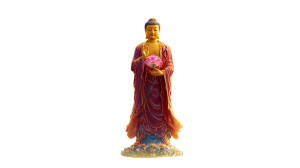 Amitabha Buddha V2 Vinyl Car Decal Sticker – Waterproof & UV-Resistant 2.72"