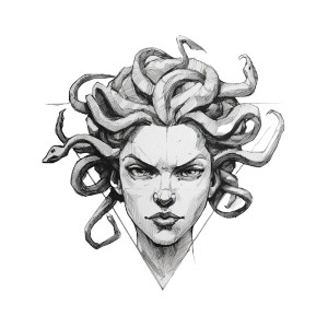 Medusa Sketch Outline Vinyl Car Decal Sticker – Waterproof & UV-Resistant 3.4133333333333336" Medusa Sketch Outline Vinyl Car Decal Sticker – Waterproof & UV-Resistant 3.4133333333333336"