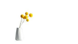 Yellow Crane Flower V2 Vinyl Car Decal Sticker – Waterproof & UV-Resistant 2.72"