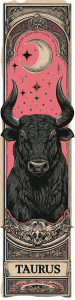 Taurus Zodiac Card Vinyl Car Decal Sticker – Waterproof & UV-Resistant 14.506666666666666"