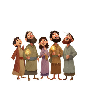 Bible Time Sparklers Vinyl Car Decal Sticker – Waterproof & UV-Resistant 3.4133333333333336"