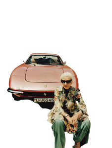 Elderly Woman Ferrari Vinyl Car Decal Sticker – Waterproof & UV-Resistant 8.213333333333333" Elderly Woman Ferrari Vinyl Car Decal Sticker – Waterproof & UV-Resistant 8.213333333333333"