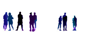 Cyberpunk Dance Silhouettes Vinyl Car Decal Sticker – Waterproof & UV-Resistant 2.72"