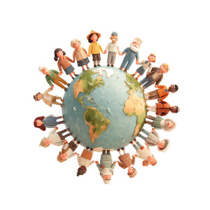 Cartoon Earth Observers Vinyl Car Decal Sticker – Waterproof & UV-Resistant 3.4133333333333336"