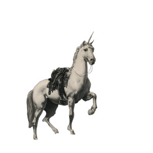 Unicorn On Skull Vinyl Car Decal Sticker – Waterproof & UV-Resistant 6.826666666666667"