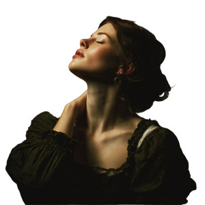 Romantic Modern Woman Vinyl Car Decal Sticker – Waterproof & UV-Resistant 3.4133333333333336"