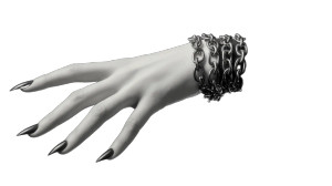 Elegant Chained Hand Vinyl Car Decal Sticker – Waterproof & UV-Resistant 5.4
