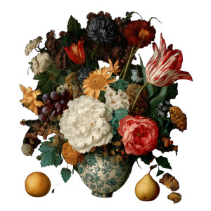 Weird Floral Vase Vinyl Car Decal Sticker – Waterproof & UV-Resistant 6.826666666666667"