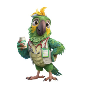 Penna The Parrot Vinyl Car Decal Sticker – Waterproof & UV-Resistant 6.826666666666667" Penna The Parrot Vinyl Car Decal Sticker – Waterproof & UV-Resistant 6.826666666666667"