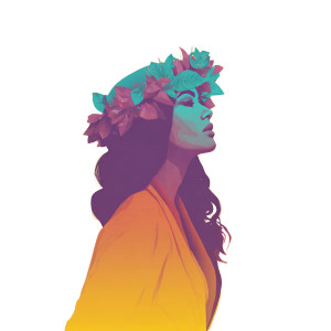 Indigenous Woman Crown Vinyl Car Decal Sticker – Waterproof & UV-Resistant 3.4133333333333336"