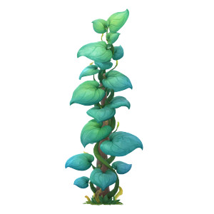 Cartoon Beanstalk Vinyl Car Decal Sticker – Waterproof & UV-Resistant 3.4133333333333336"