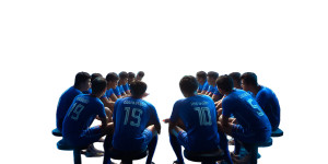 Futuristic Football Strategy Vinyl Car Decal Sticker – Waterproof & UV-Resistant 5.12"