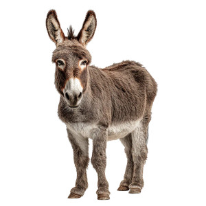 Smelly Donkey Vinyl Car Decal Sticker – Waterproof & UV-Resistant 3.4133333333333336"