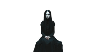 Masked Enigmatic Woman Vinyl Car Decal Sticker – Waterproof & UV-Resistant 2.72"