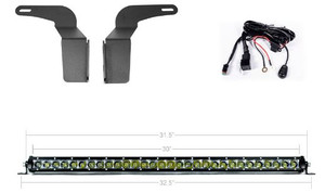 Illuminate the Night with Cali Raised LED 32 Inch Light Bar for Toyota Tacoma 2016-2021