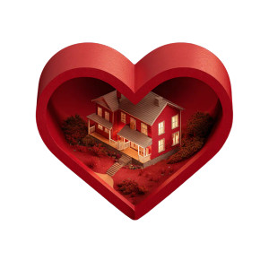 Heart-Shaped House Vinyl Car Decal Sticker – Waterproof & UV-Resistant 6.826666666666667" Heart-Shaped House Vinyl Car Decal Sticker – Waterproof & UV-Resistant 6.826666666666667"